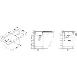 ALVEUS LINE MAXIM 20 zlewozmywak stalowy satynowy