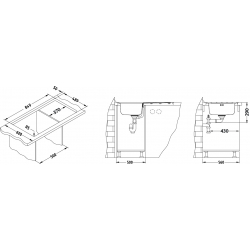 ALVEUS LINE MAXIM 20 FS zlewozmywak stalowy satynowy