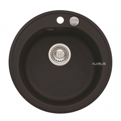ALVEUS NIAGARA 10 POP-UP zlewozmywak granitowy czarny