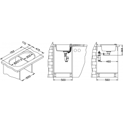 ALVEUS NIAGARA 40 zlewozmywak granitowy beżowy