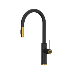 JENNIFER Q LINE SLIM SteelQ pure carbon/Nano PVD złoty