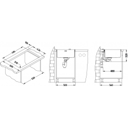 ALVEUS QUADRIX 40 zlewozmywak stalowy