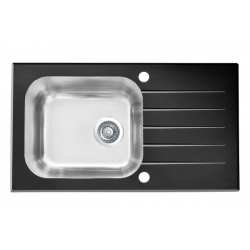 VITRO 20 satyna - czarne szkło