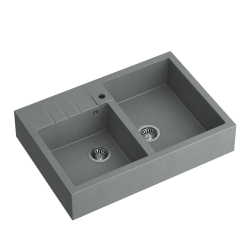 BILL 120 GraniteQ silver stone/elementy stalowe