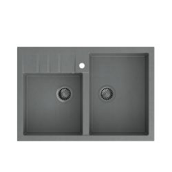 BILL 120 GraniteQ silver stone/elementy stalowe