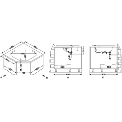 ALVEUS NIAGARA 60 zlewozmywak granitowy twilight