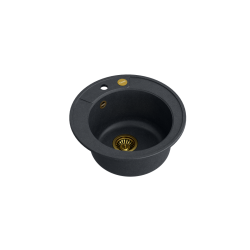 MORGAN 210 GraniteQ black diamond/elementy złote