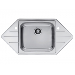 ALVEUS PRAKTIK 130 zlewozmywak stalowy satynowy