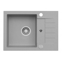 AMARO 30 Zlewozmywak granital kolor beton 81, z syfonem POP-UP