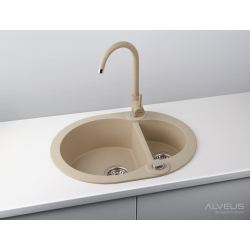 ALVEUS ROLL 80 zlewozmywak granitowy czarny