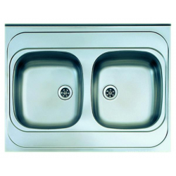 PRIMAL 20 zlewozmywak nakładany len z syfonem