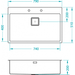 ALVEUS STYLUX 40 zlewozmywak stalowy