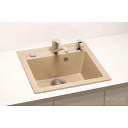 ALVEUS FORMIC 20 zlewozmywak granitowy steel
