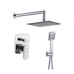 Calla - bateria natryskowa podtynkowa z zestawem