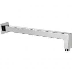 Kvadrato - wylewka ścienna deszczowni 347 mm chrom NWQ 055K