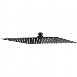 Kvadrato Slim - deszczownia górna wym. 300x300 mm czarny NLQ 7D2S