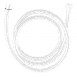 Arno - wąż natryskowy, rozciągliwy 1500-1800 mm biały CRA 64PD