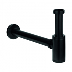 Syfon łazienkowy okrągły czarny CKS 761D