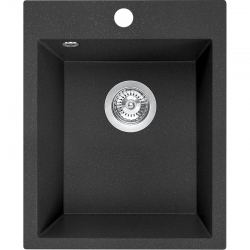 Chichi - zlewozmywak 1-komorowy czarny SBH 710T