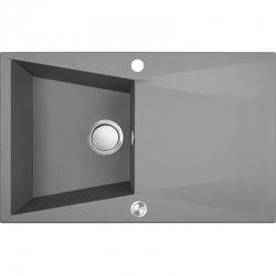 Grenada - zlewozmywak 1-komorowy z ociekaczem  szary SBG 511T
