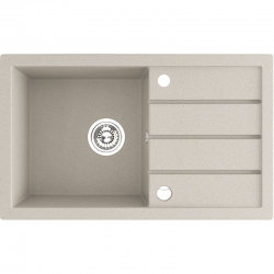 Trzynastka - zlewozmywak 1-komorowy z ociekaczem beż SBP 411T