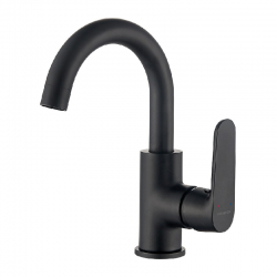 DIMA BATERIA UMYWALKOWA STOJĄCA Z RUCHOMĄ WYLEWKĄ CZARNA BQD 728D