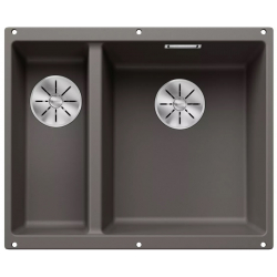 BLANCO SUBLINE 340/160-U Silgranit PuraDur wulkaniczny szary prawa, InFino 527346