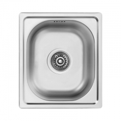 MIKA – ZLEWOZMYWAK JEDNOKOMOROWY GŁADKI SQB 010T