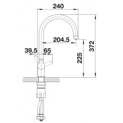 BLANCO TRIMA Silgranit-Look tartufo 526220