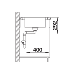 BLANCO DINAS XL 6 S Stal szczotkowana, odwracalny, korek auto. 524255
