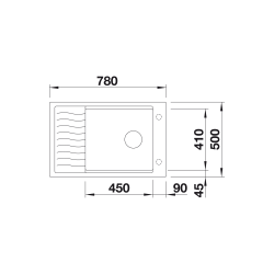 BLANCO ELON XL 6 S Silgranit PuraDur Czarny odwracalny, InFino, kratka ociekowa 525883