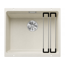 BLANCO ETAGON 500-U Silgranit PuraDur delikatny biały, InFino, szyny 527075