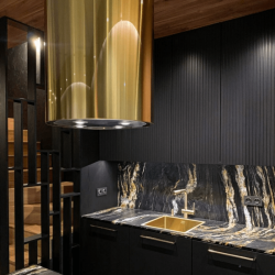 Okap kuchenny Asterio Isola 39.1 Light Gold - Zakup u Producenta - Wysyłka 0 zł - Dostawa nawet w 24h