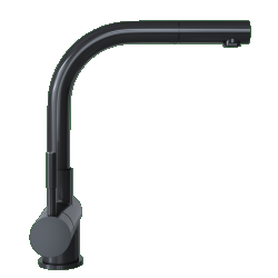 Bateria kuchenna z wyciąganą wylewką Lobio Anthracite - Zakup u Producenta - Wysyłka 0 zł - Dostawa nawet w 24h