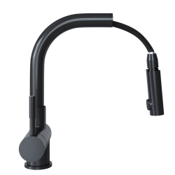 Bateria kuchenna z wyciąganą wylewką Lobio Anthracite - Zakup u Producenta - Wysyłka 0 zł - Dostawa nawet w 24h