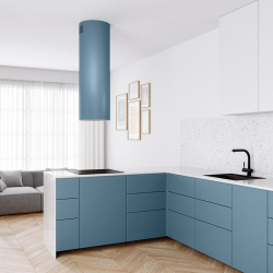 Okap kuchenny Lobelio Isola 39.1 Ocean Blue - Zakup u Producenta - Wysyłka 0 zł - Dostawa nawet w 24h