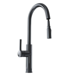 Bateria kuchenna z wyciąganą wylewką Divio Anthracite - Zakup u Producenta - Wysyłka 0 zł - Dostawa nawet w 24h