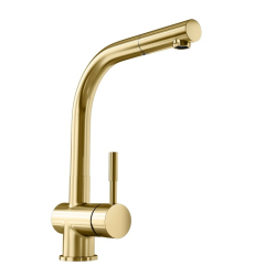 Bateria kuchenna z wyciąganą wylewką Lobio Gold Mat - Zakup u Producenta - Wysyłka 0 zł - Dostawa nawet w 24h