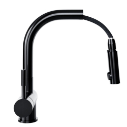 Bateria kuchenna z wyciąganą wylewką Lobio Black - Zakup u Producenta - Wysyłka 0 zł - Dostawa nawet w 24h