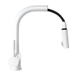 Bateria kuchenna z wyciąganą wylewką Lobio White - Zakup u Producenta - Wysyłka 0 zł - Dostawa nawet w 24h