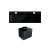 Okap kuchenny Fluxime 90.1 Black + Turbina TW 2.1 - Zakup u Producenta - Wysyłka 0 zł - Dostawa nawet w 24h